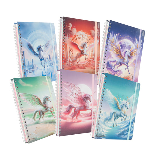 Libreta Profesional Universitaria Unicornios, 200h
