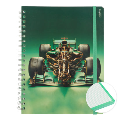 Libreta Profesional Autos, pasta dura, 100h