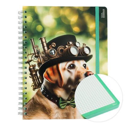 Libreta Profesional Mascotas, pasta dura, 100h