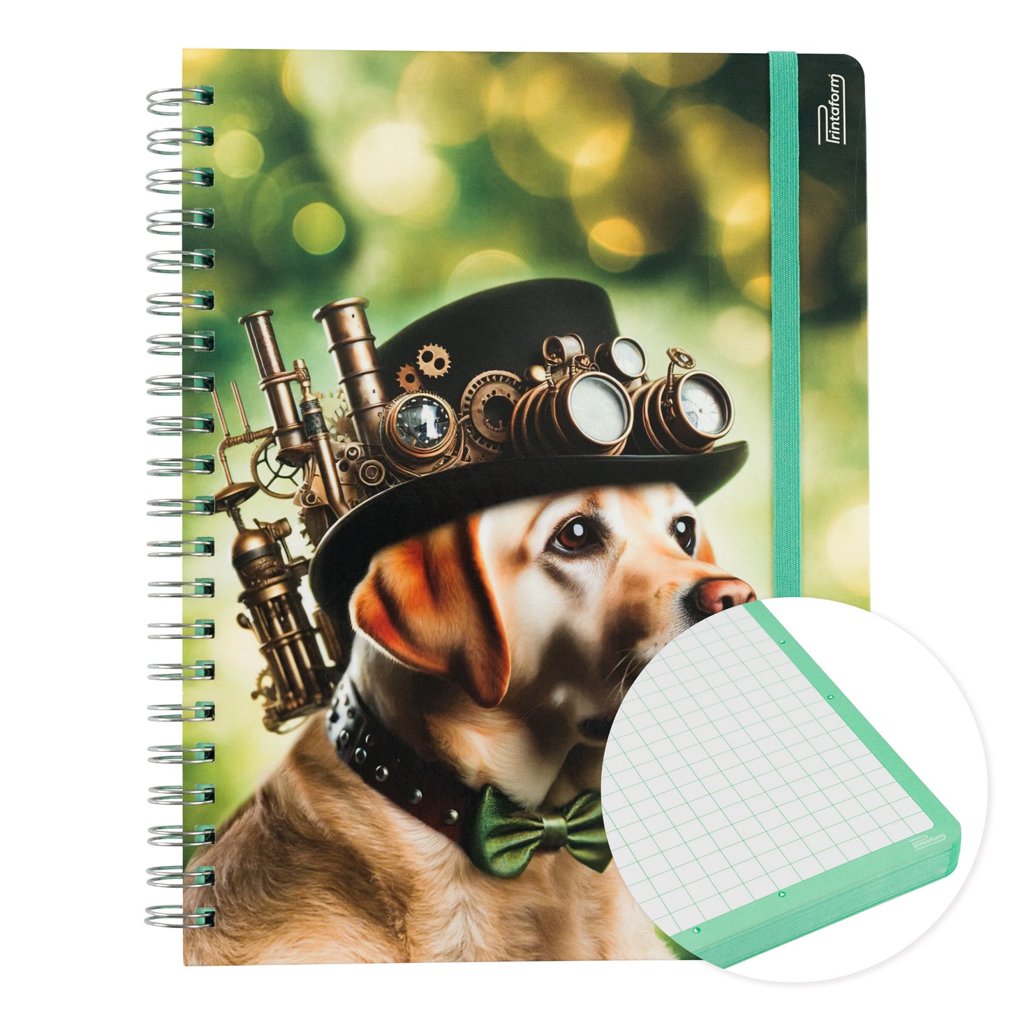 Libreta Profesional Mascotas, pasta dura, 100h