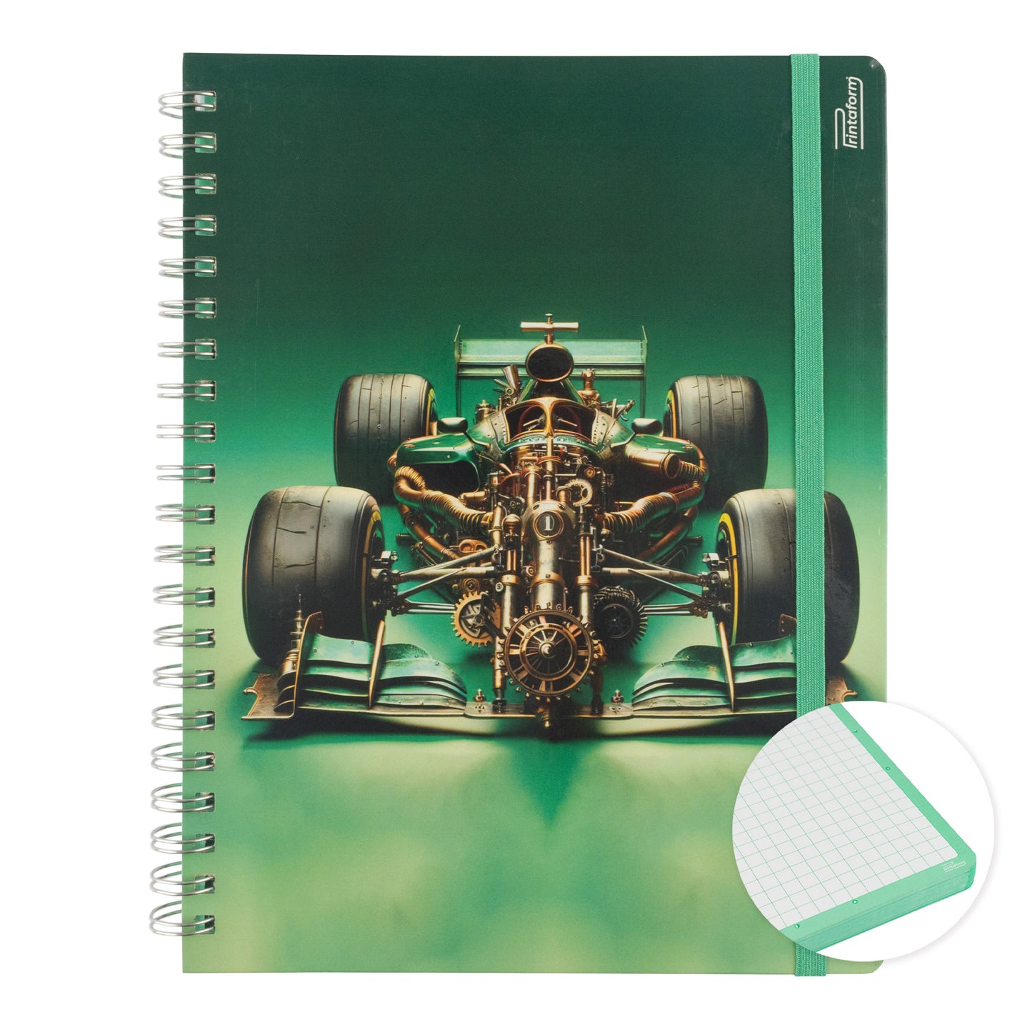Libreta Profesional Autos, pasta dura, 100h