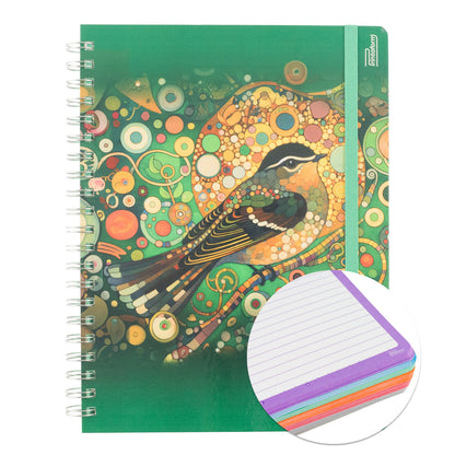 Libreta Profesional Universitaria Aves, pasta dura, 200h