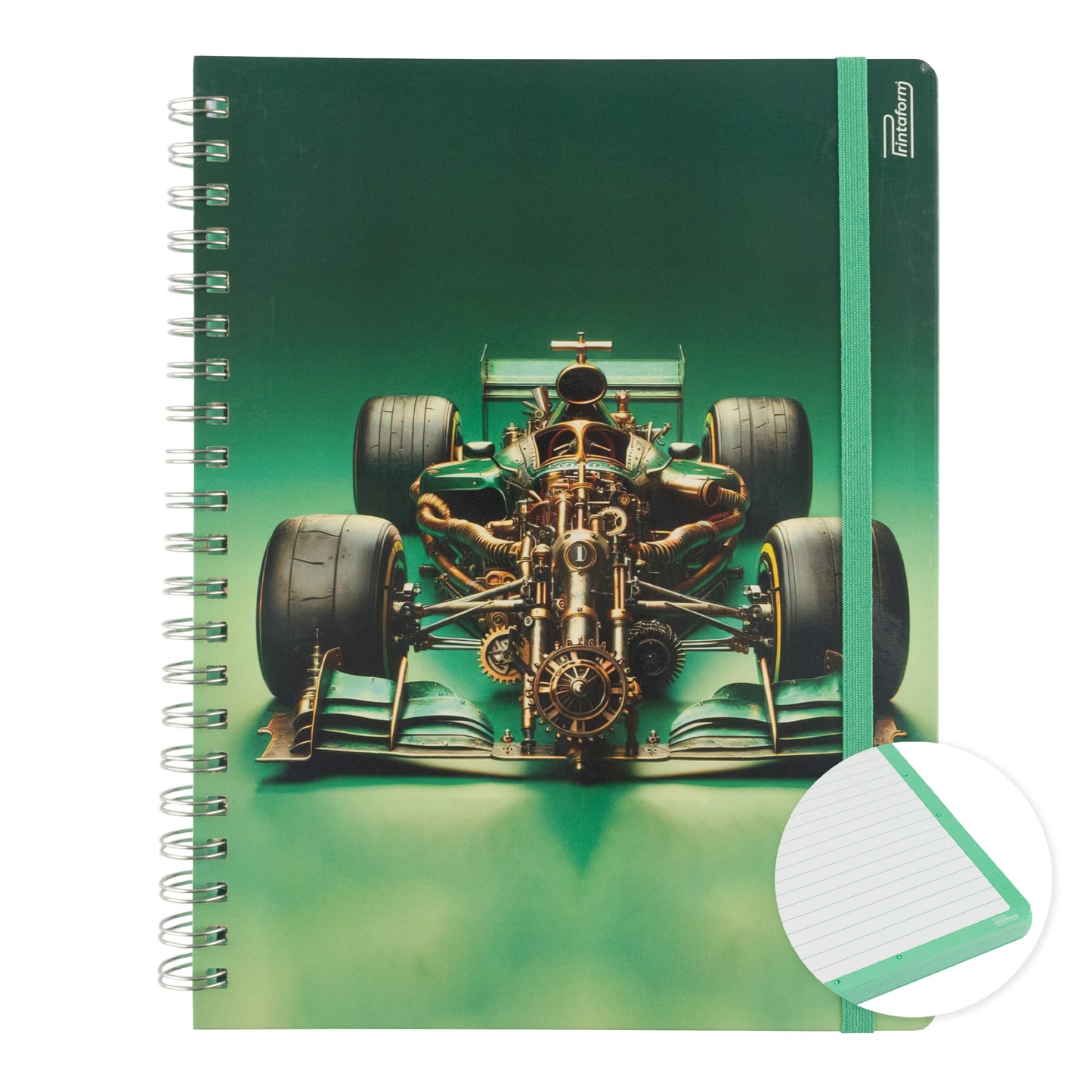 Libreta Profesional Autos, pasta dura, 100h