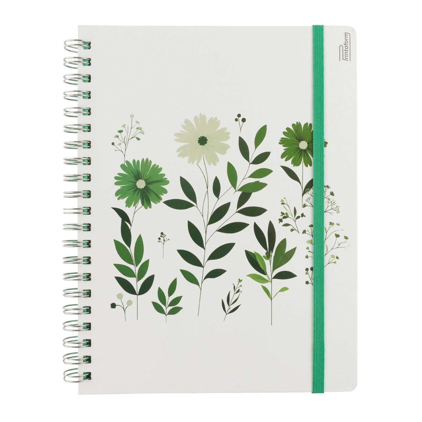 Libreta Floral Profesional pasta dura,100 hojas