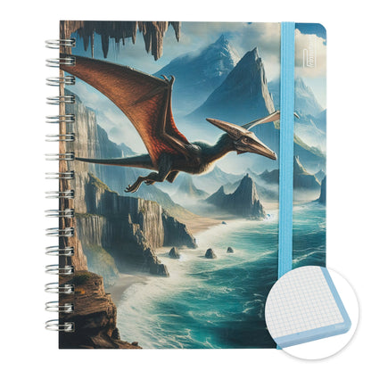 Libreta Dinosaurios Book, pasta dura, 100 hojas
