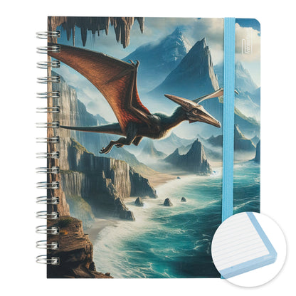 Libreta Dinosaurios Book, pasta dura, 100 hojas