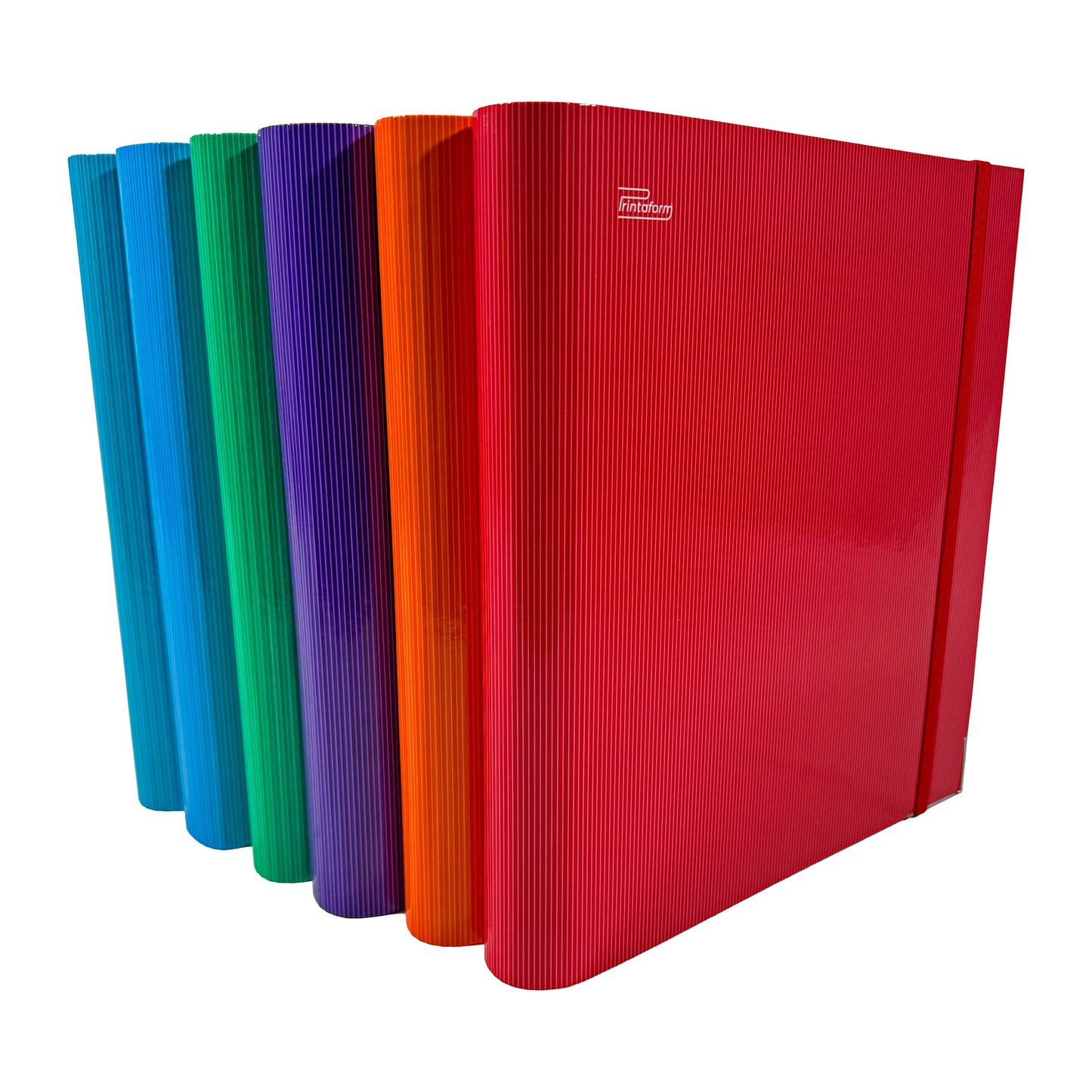 Carpeta Arcoiris Premium 1" lomo redondo