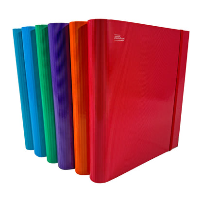 Carpeta Arcoiris Premium 1" lomo redondo