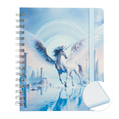 Libreta Unicornio Book, pasta dura, 100 hojas
