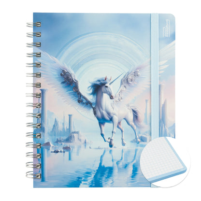 Libreta Unicornio Book, pasta dura, 100 hojas