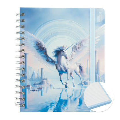 Libreta Unicornio Book, pasta dura, 100 hojas