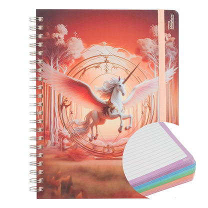Libreta Profesional Universitaria Unicornios, 200h