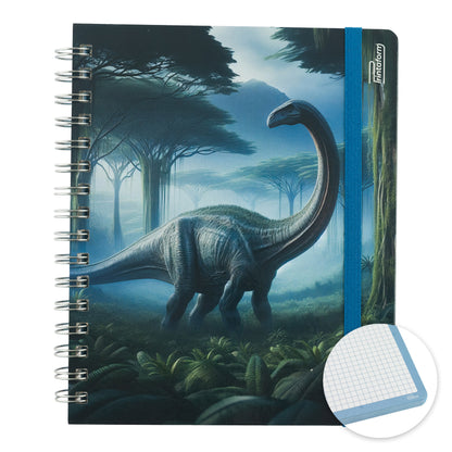 Libreta Dinosaurios Book, pasta dura, 100 hojas