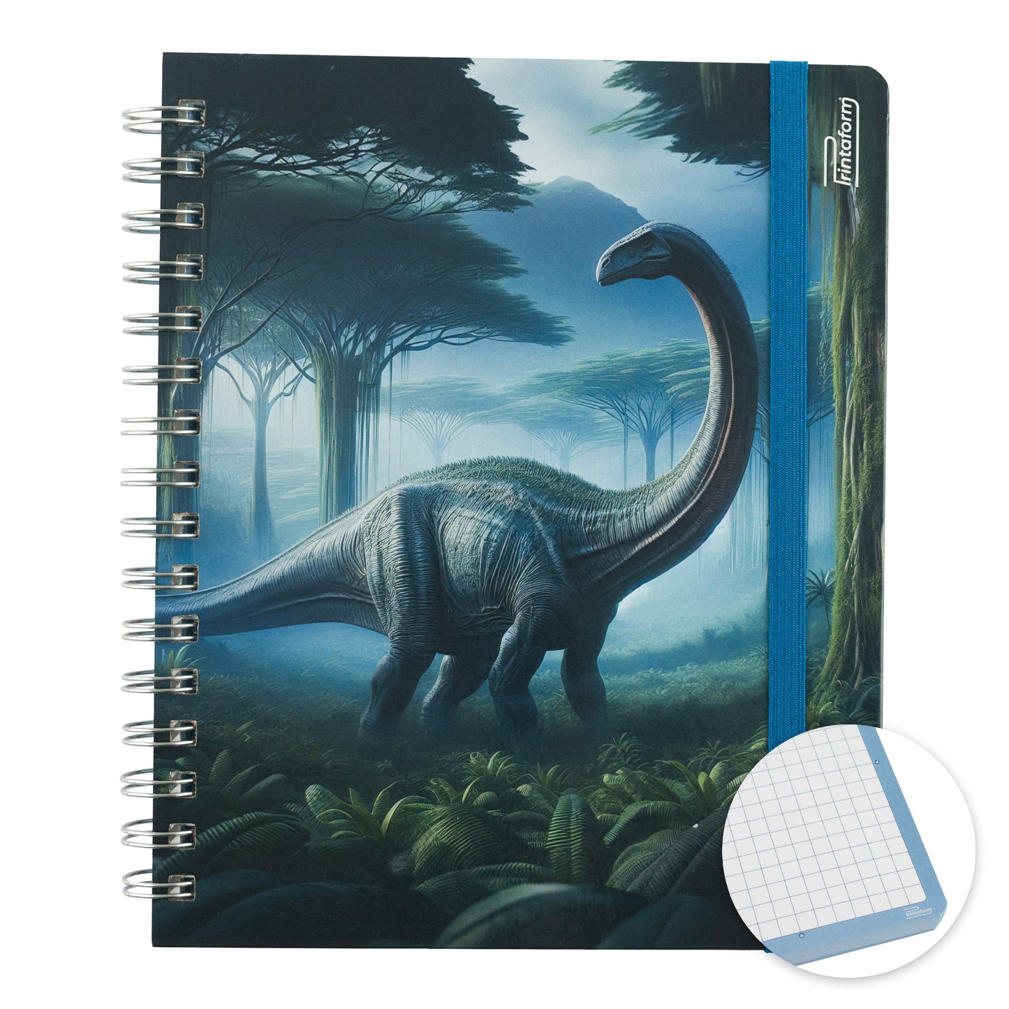 Libreta Dinosaurios Book, pasta dura, 100 hojas