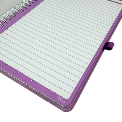 Libreta Kool Tipo Agenda A5, Arcoiris Pastel, pasta dura, 100h