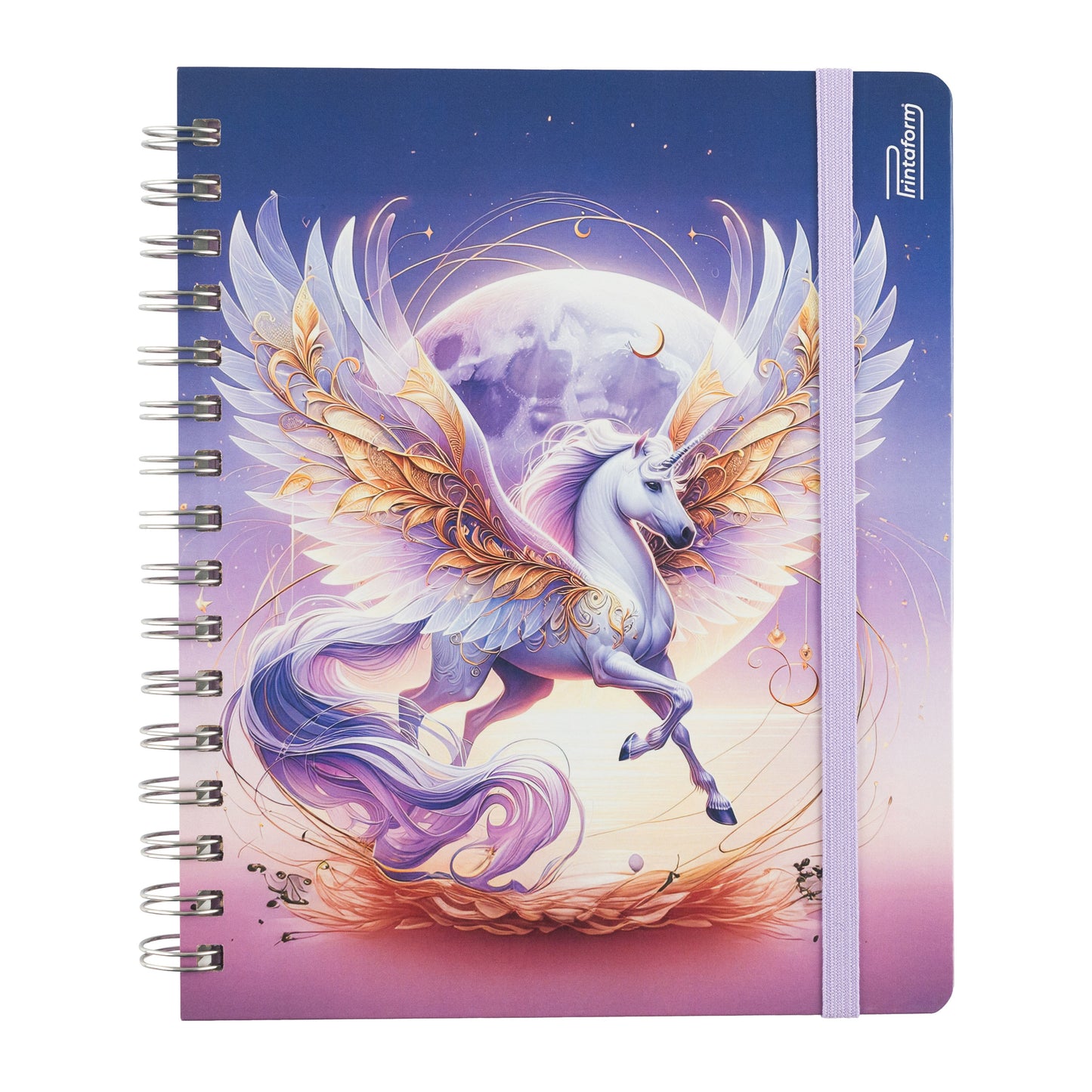 Libreta Unicornio Book, pasta dura, 100 hojas