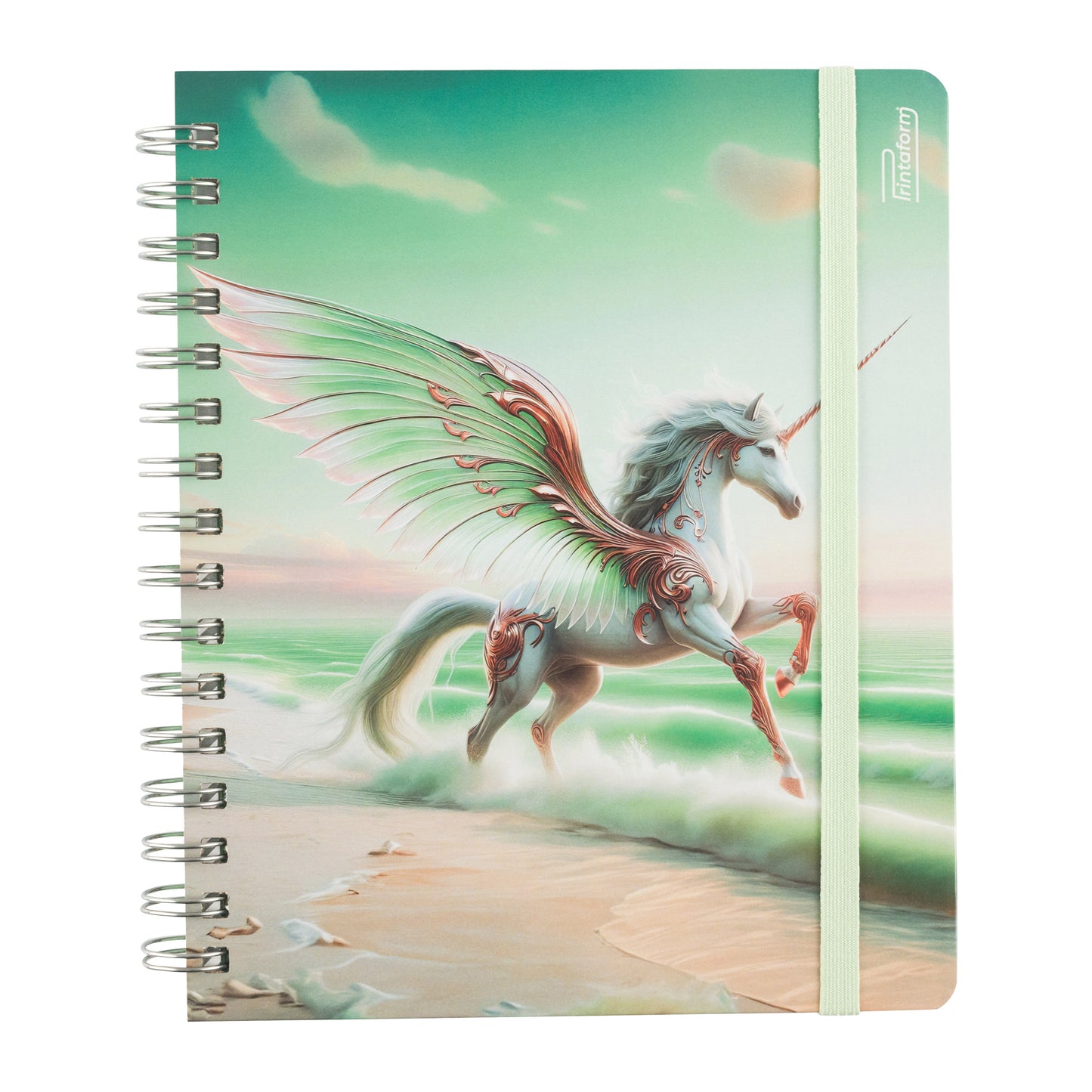 Libreta Unicornio Book, pasta dura, 100 hojas