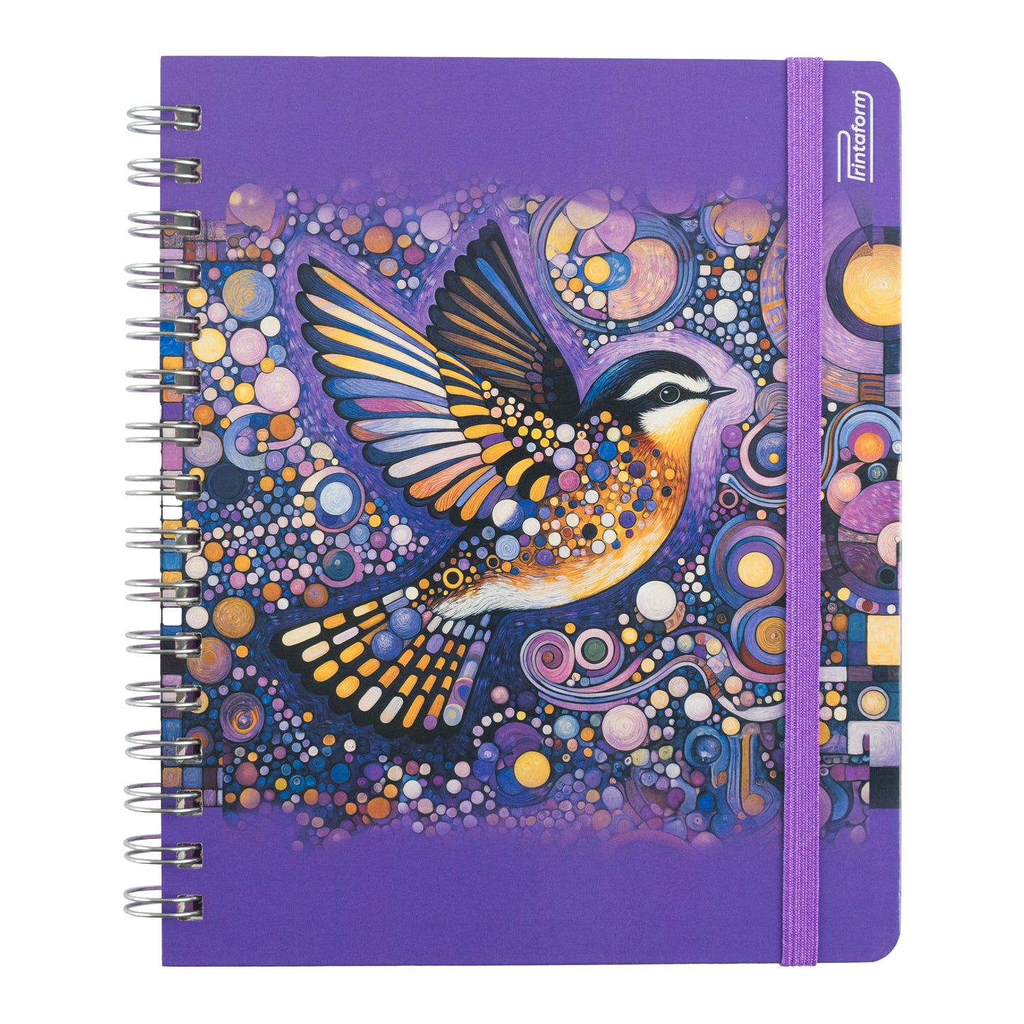 Libreta Aves Book, pasta dura, 100 hojas