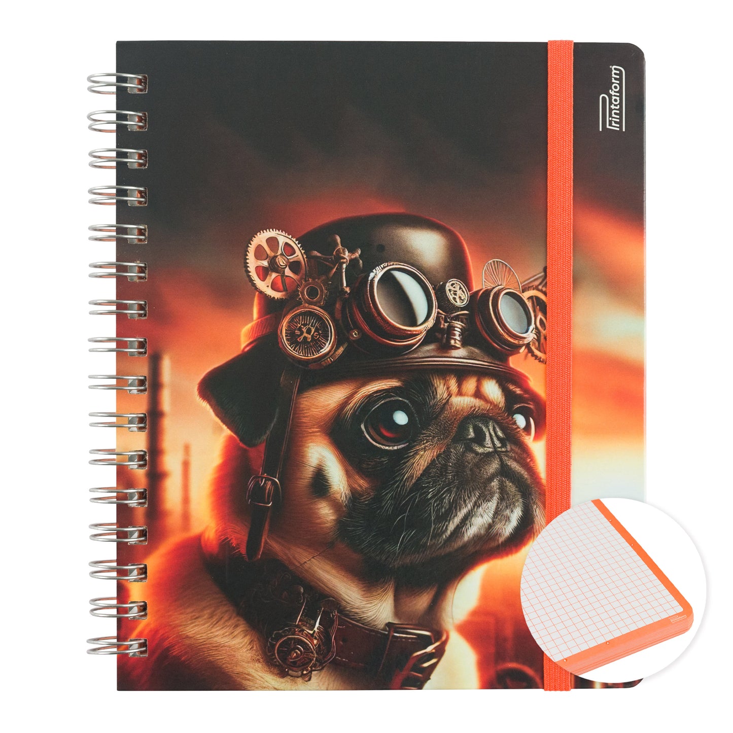Libreta Mascotas Book, pasta dura, 100 hojas