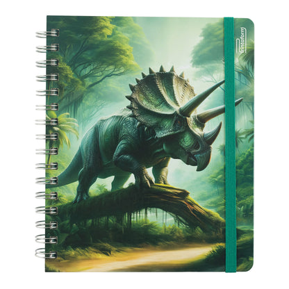 Libreta Dinosaurios Book, pasta dura, 100 hojas