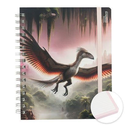 Libreta Dinosaurios Book, pasta dura, 100 hojas