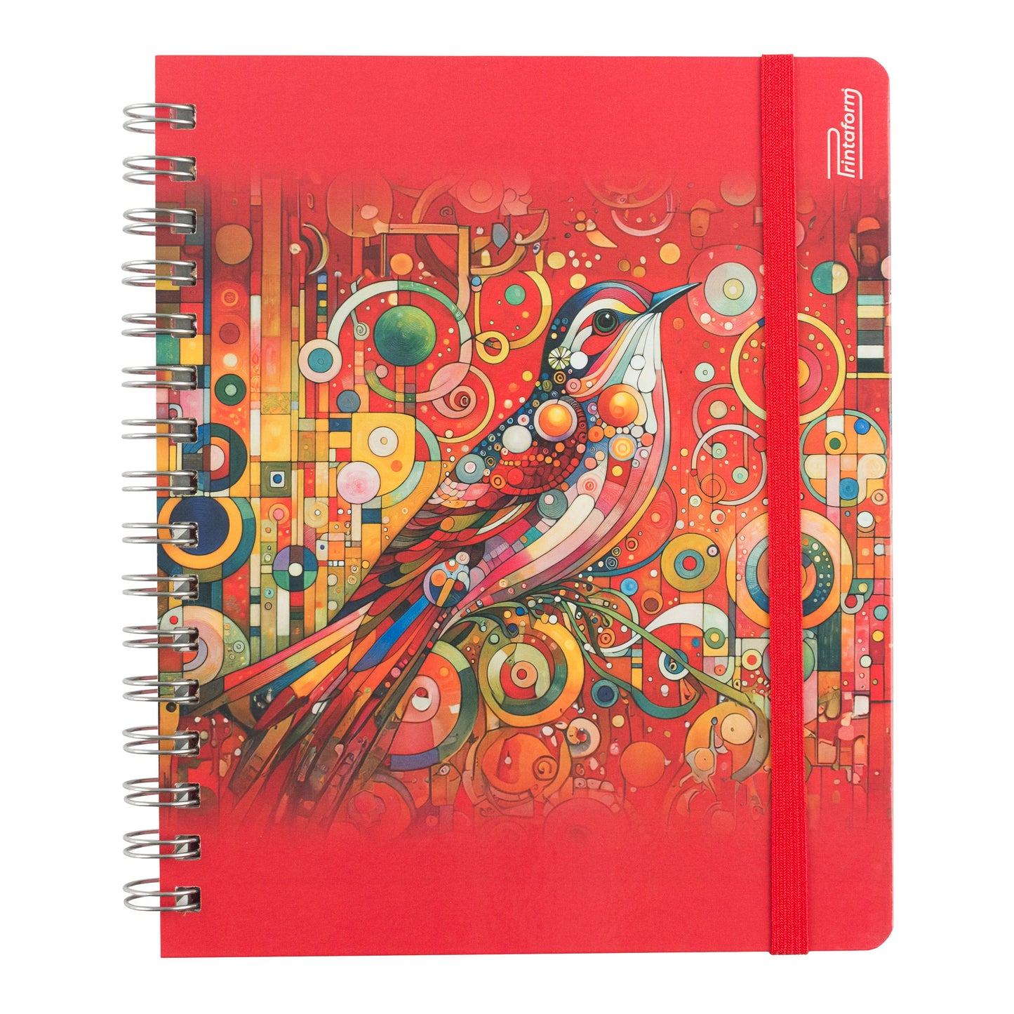 Libreta Aves Book, pasta dura, 100 hojas