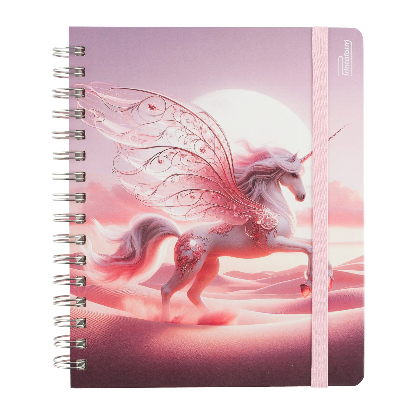 Libreta Unicornio Book, pasta dura, 100 hojas