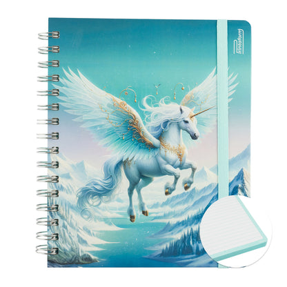 Libreta Unicornio Book, pasta dura, 100 hojas