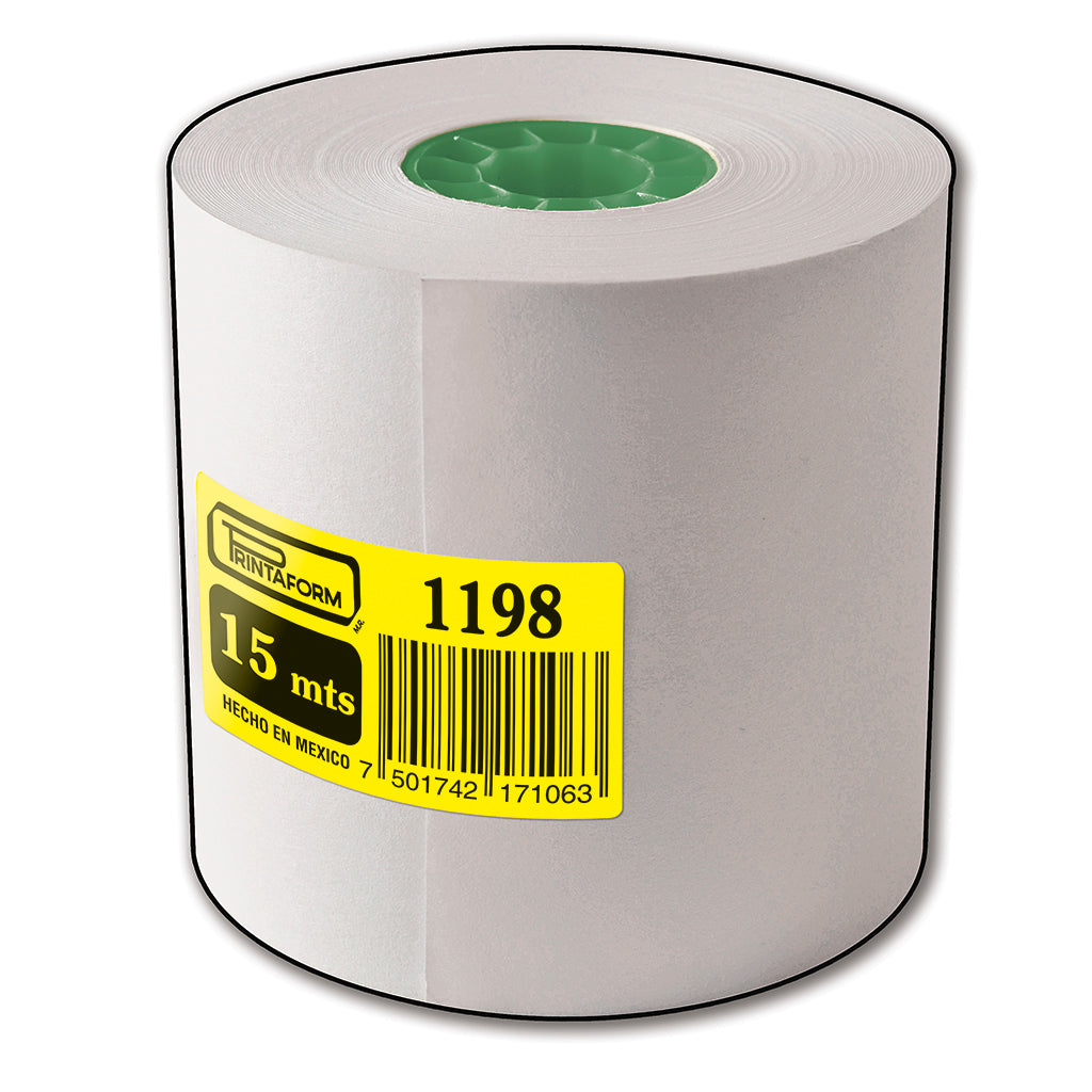 Rollo Bond Autocopiante 56mm x 15m, 1198