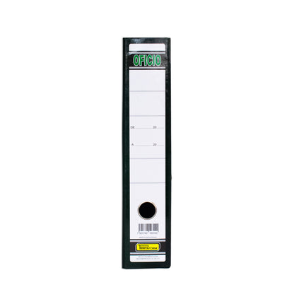 Registrador plastificado, oficio, caja c/20 piezas