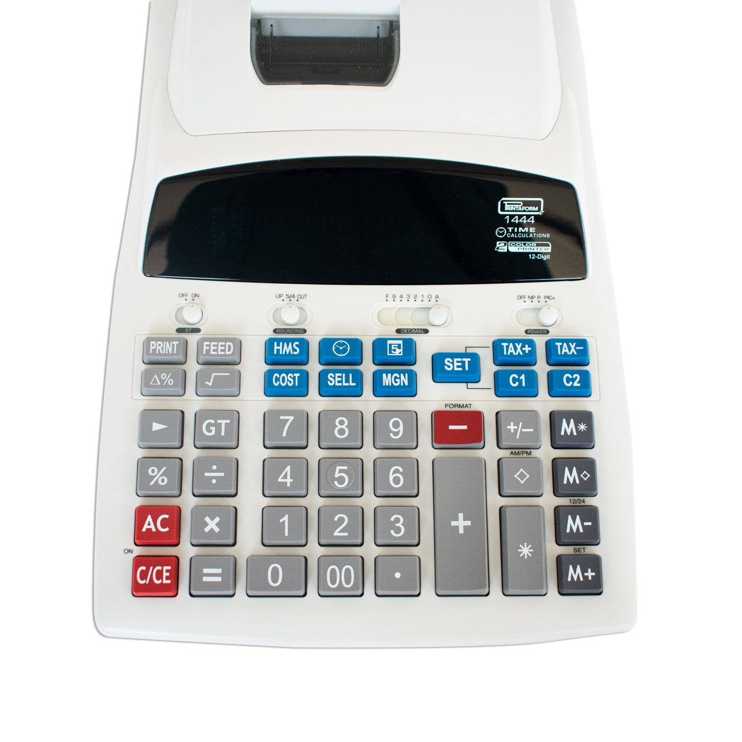 Calculadora escritorio c/impresora, mod. 1444