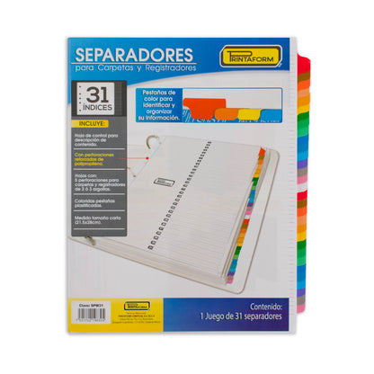 Separadores de hojas Premium
