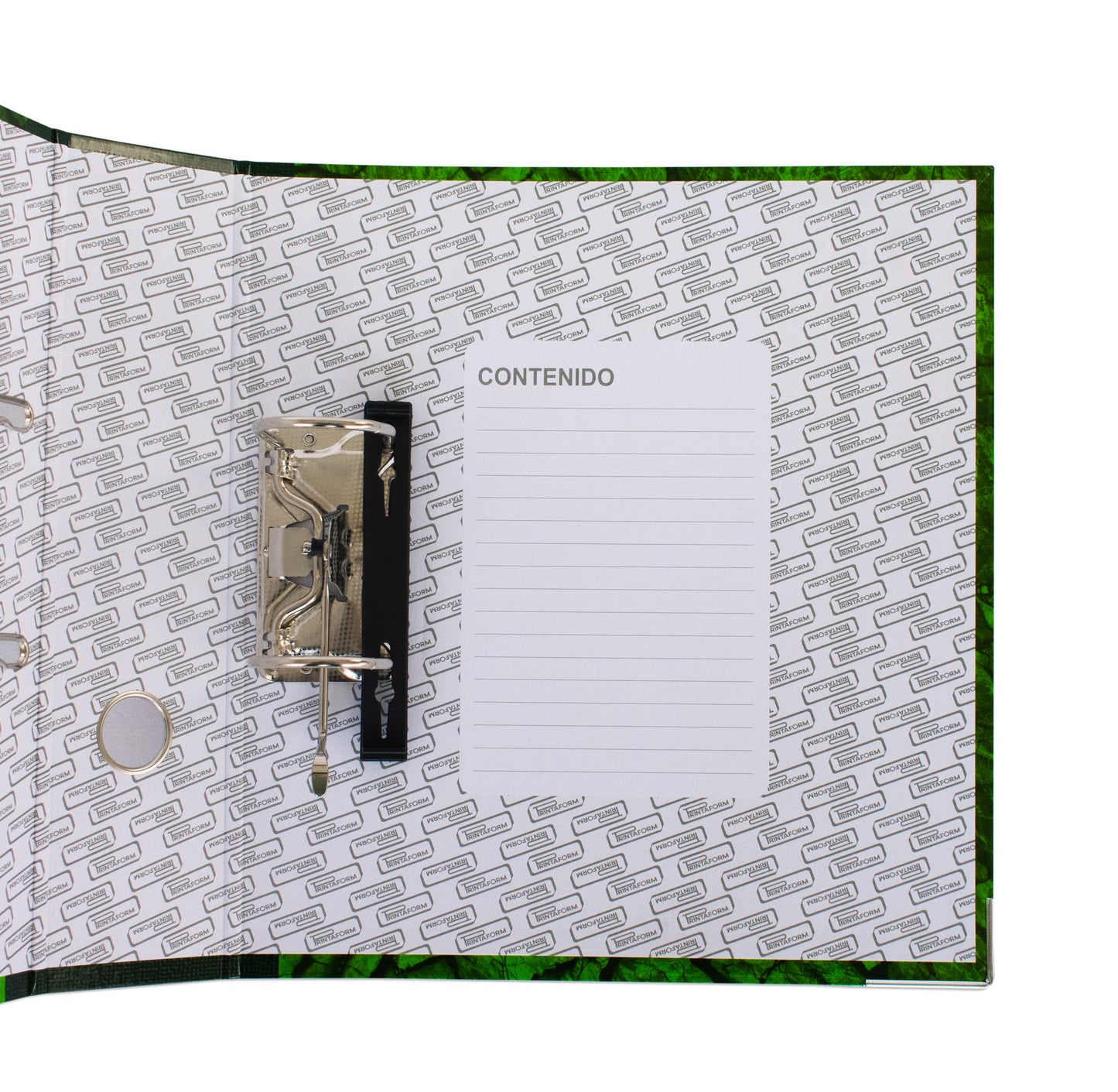 Registrador plastificado, oficio, caja c/20 piezas