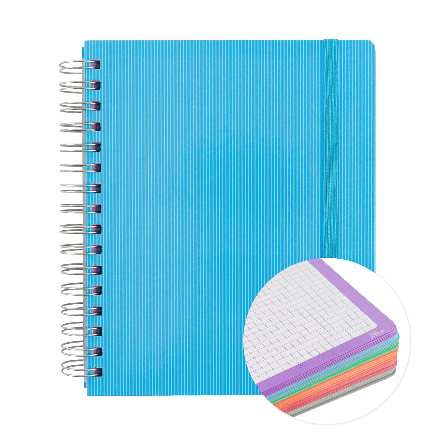Libreta Universitaria Arcoíris book, 200 hojas
