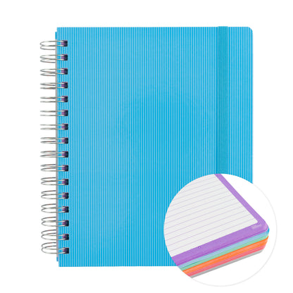 Libreta Universitaria Arcoíris book, 200 hojas