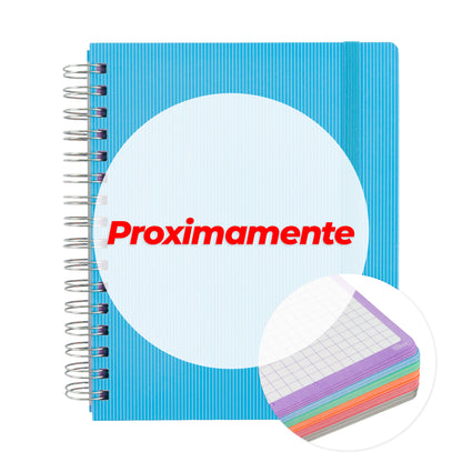 Libreta Universitaria Arcoíris book, 200 hojas