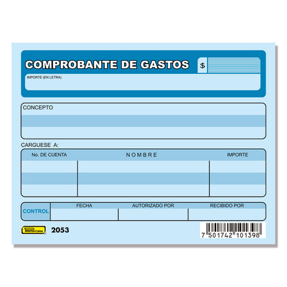 Contra Recibo, Vale Provisional de caja, Comprobante de gastos (Pq. c/3 blocks)