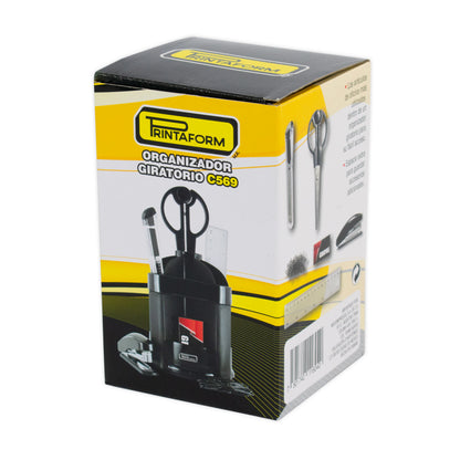Organizador giratorio color negro C-569