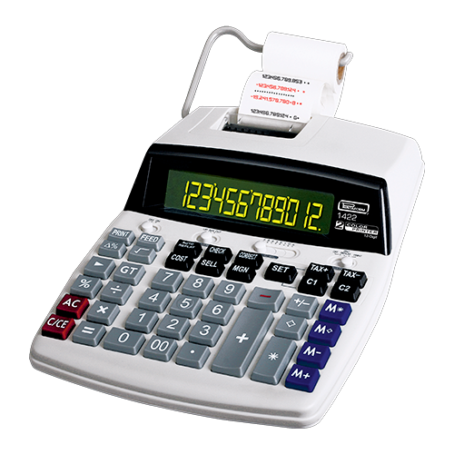 Calculadora de Escritorio c/impresora, mod. 1422
