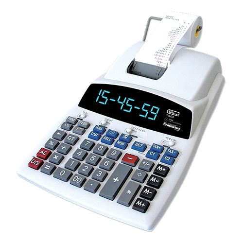 Calculadora escritorio c/impresora, mod. 1444