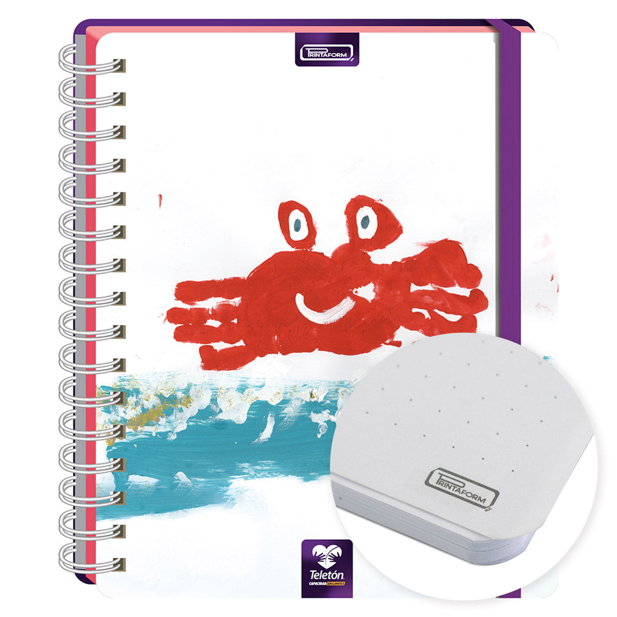 Libreta Teletón Book Pasta Dura