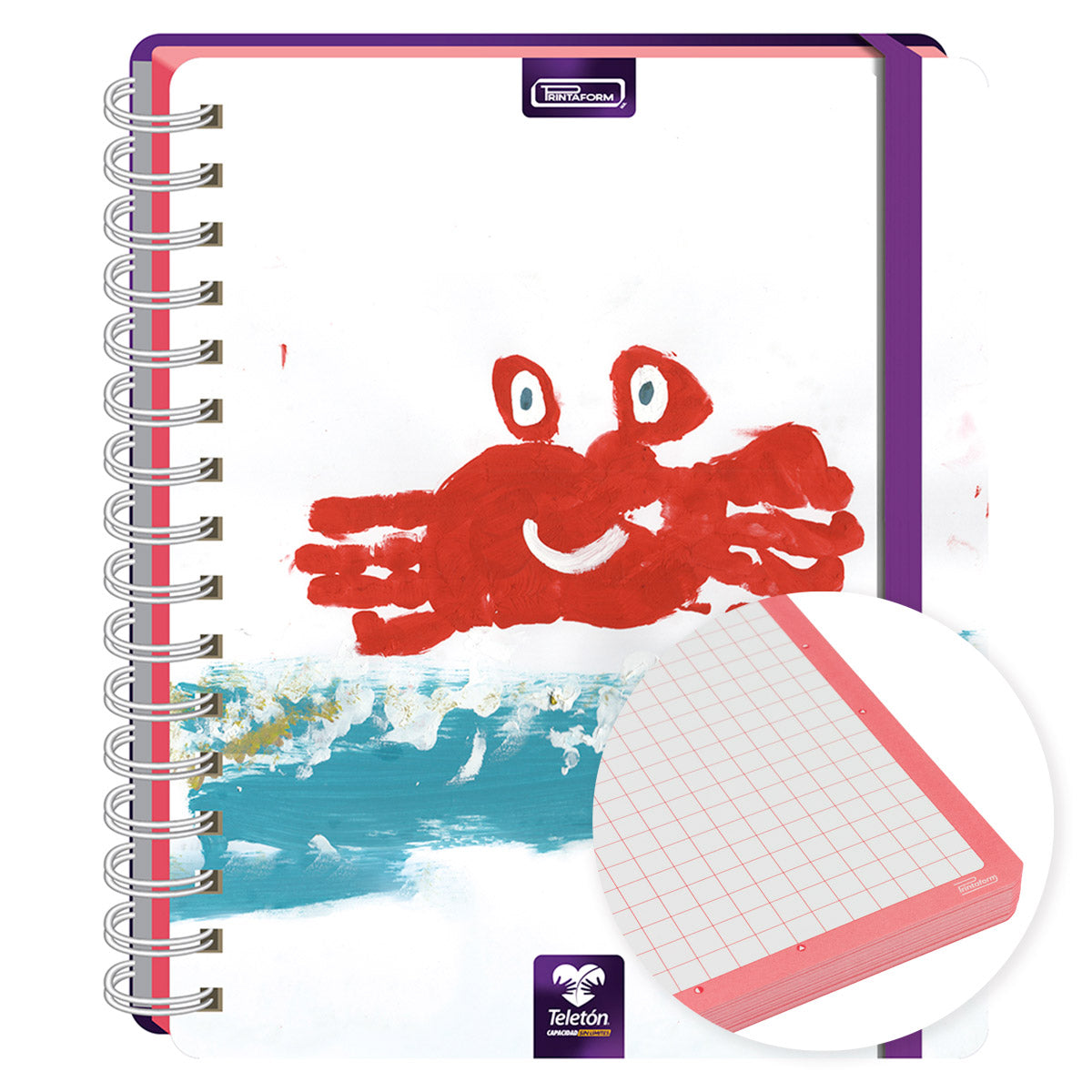 Libreta Teletón Book Pasta Dura