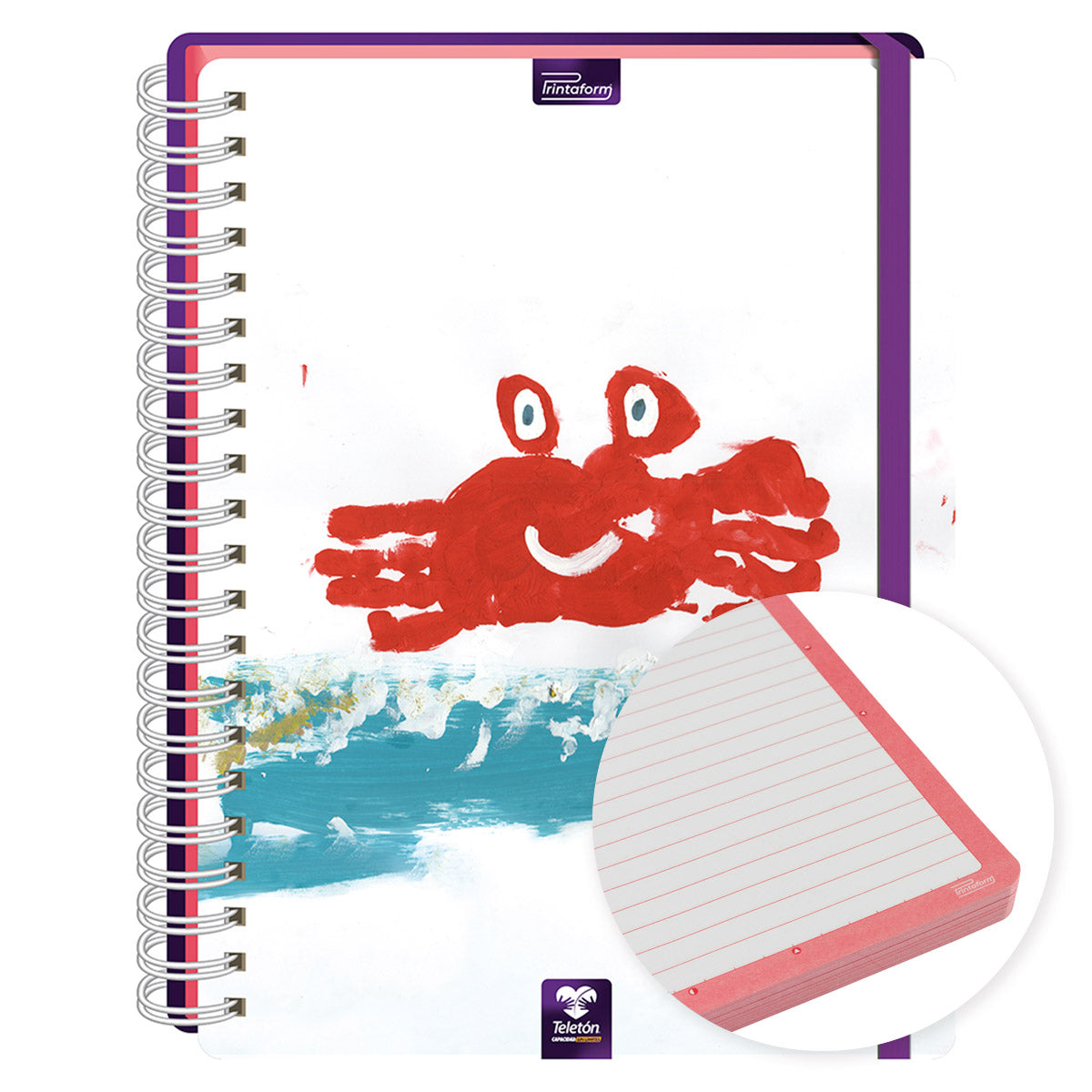 Libreta Teletón 2023 Profesional Pasta Dura