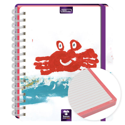 Libreta Teletón Book Pasta Dura