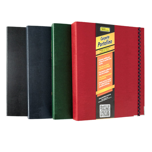 Carpeta Portofino Cobra 1" lomo cuadrado