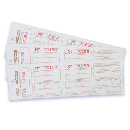 Tarjetas para Inventario físico B-4003 (marbetes)