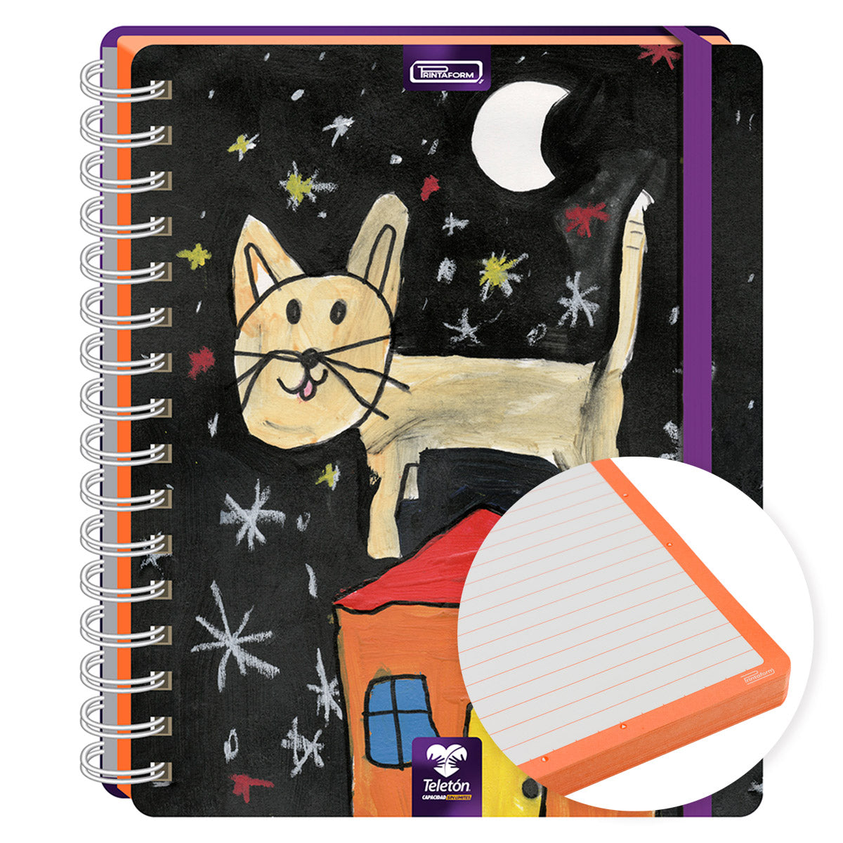 Libreta Teletón Book Pasta Dura