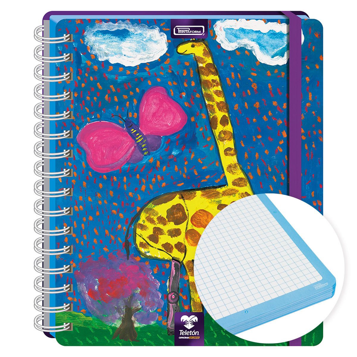 Libreta Teletón Book Pasta Dura