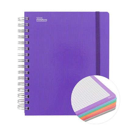 Libreta Universitaria Arcoíris book, 200 hojas