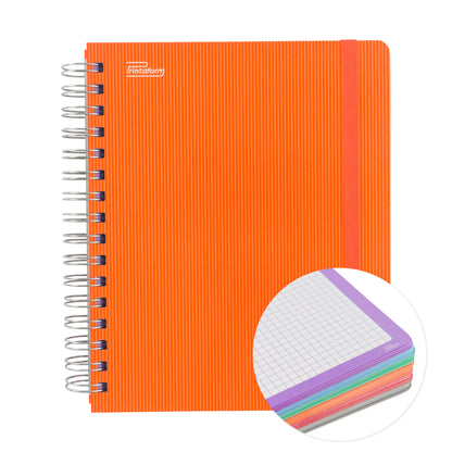 Libreta Universitaria Arcoíris book, 200 hojas